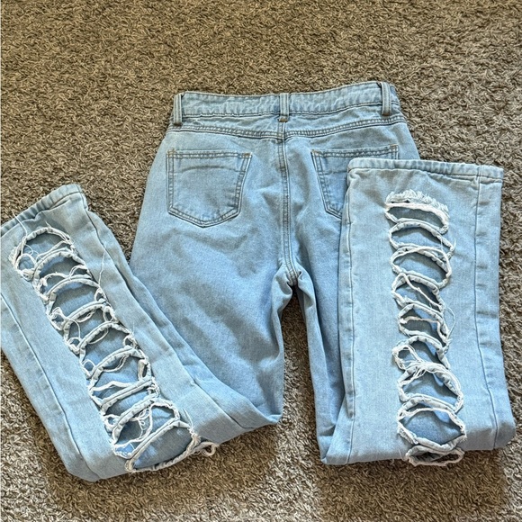 Highlight Distressed Light Blue Women's Jeans in Size S - Picture 5 of 11